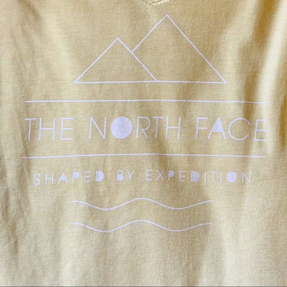 The North Face graphic v-neck top